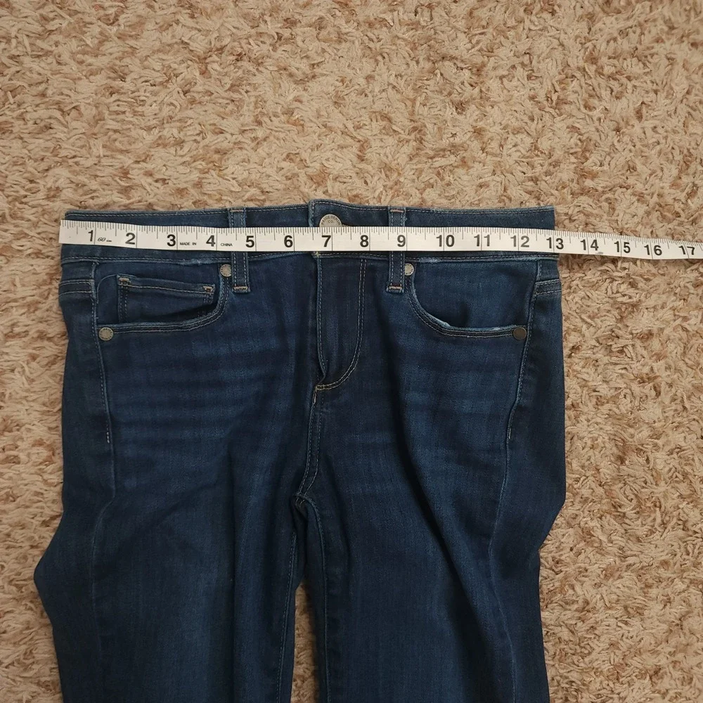 Paige Womens 26 Kylie‎ Crop Low-Rise Skinny Leg Blue Denim Jeans